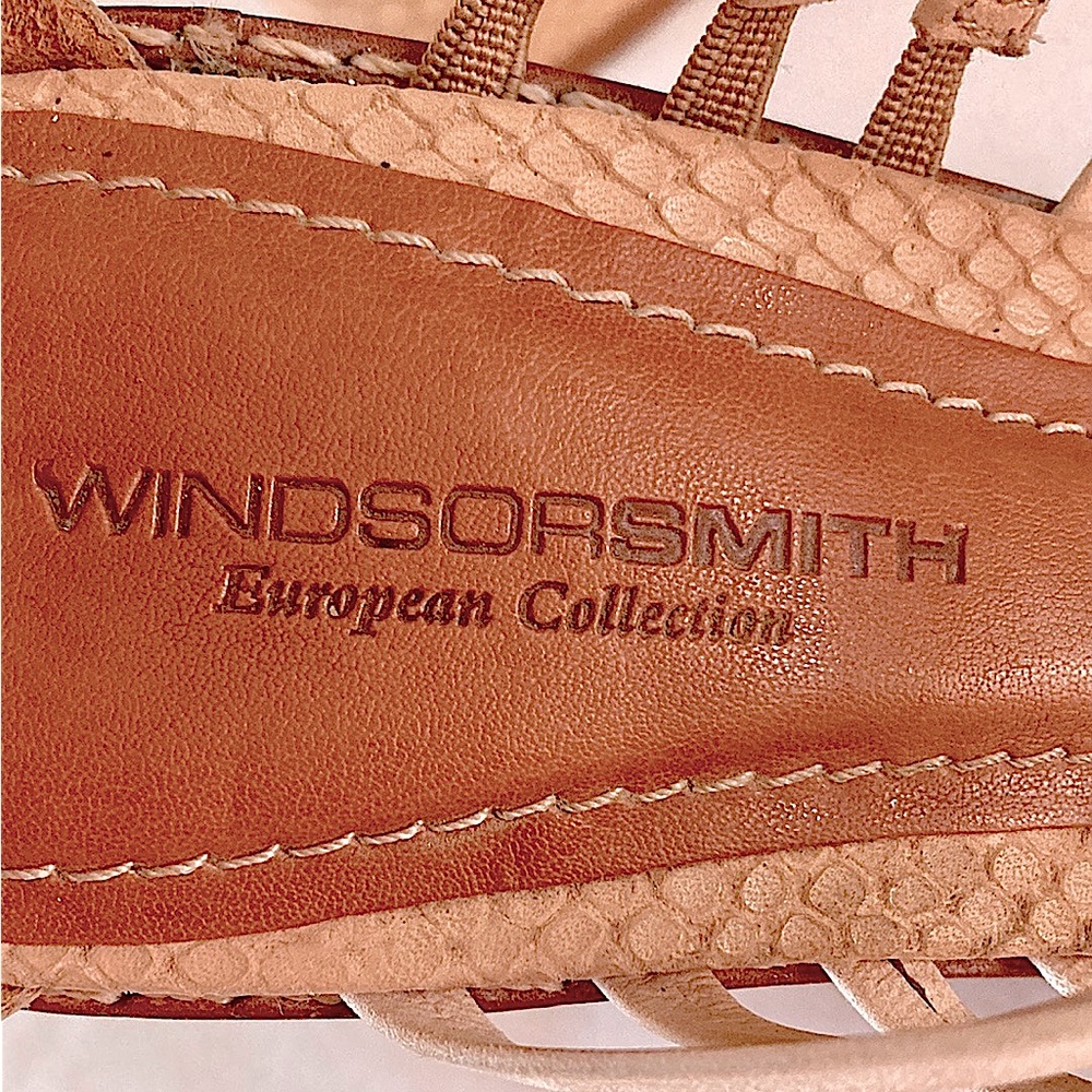 WINDSOR SMITH natural leather Strappy heels - Picture 10 of 11
